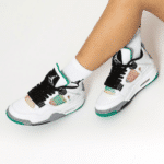 ⁦Nike Air Jordan 4 Retro Lucid Green Rasta⁩ – תמונה ⁦4⁩
