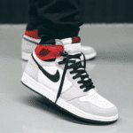 Nike Air Jordan 1 High Light Smoke Grey - Image 4