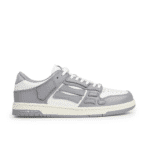 Amiri Skeleton Low White Gray
