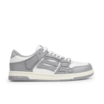 Amiri Skeleton Low White Gray