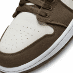 Air Jordan 1 Low Brown Canvas - Image 4