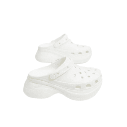 Crocs Platform Bae White
