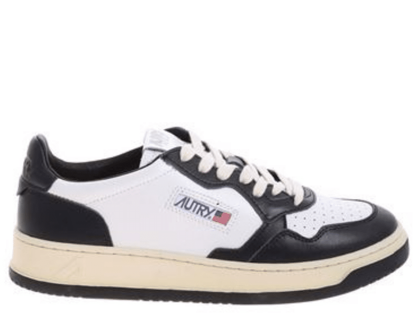 7a81eba9-3b12-4e93-a89d-2c524bc6b223-3 Autry Medalist Low Sneakers Black white Toe - Image 1