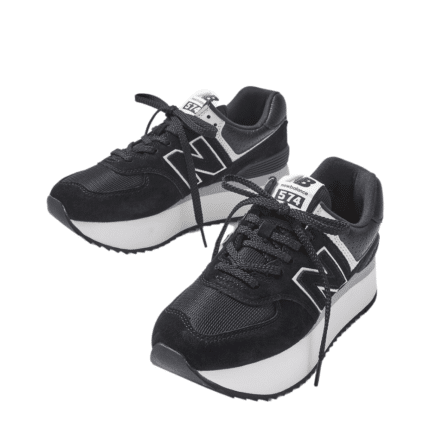 New Balance 574 Platform Black
