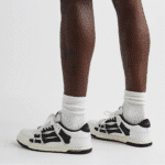 Amiri Skeleton Low White Black
