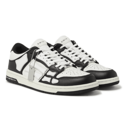 Amiri Skeleton Low Black White toe