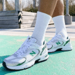 ⁦New Balance 530 Trainers White And Green⁩ – תמונה ⁦4⁩