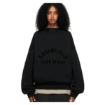 ⁦FOG Essentials Hoodie Black Velvet Logo⁩ – תמונה ⁦2⁩