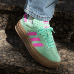 ⁦Adidas Originals Gazelle Bold green - נעלי אדידס לנשים⁩ – תמונה ⁦5⁩