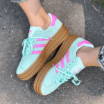 ⁦Adidas Originals Gazelle Bold green - נעלי אדידס לנשים⁩ – תמונה ⁦6⁩