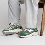 ⁦New Balance 9060 Green Suede - ניו באלנס 9060⁩ – תמונה ⁦4⁩