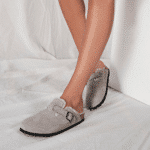⁦Birkenstock Boston Sherling Fur Light Grey⁩ – תמונה ⁦4⁩