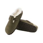 ⁦Birkenstock Boston Shearling Fur Olive⁩ – תמונה ⁦4⁩