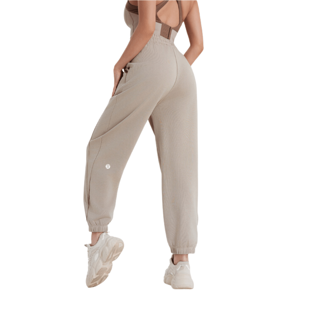 lulup (6) Lululemon Sweatpants Beige - מכנסי לולולמון – תמונה 1