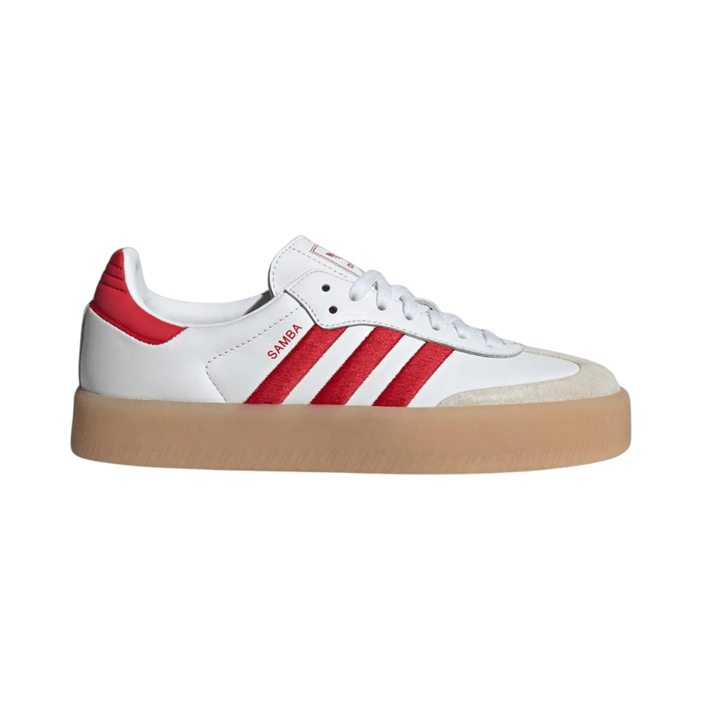 לבן אדום מעודכן 1 Adidas Samba Xlg White Red - Image 1