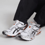 Asics Gel Kayano 14 Silver Piquant Orange – נעלי אסיקס - Image 5