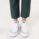 ⁦Converse All Stars Low Lift Platform white- נעלי אולסטאר⁩ – תמונה ⁦9⁩