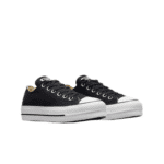 ⁦Converse All Stars Low Lift Platform Black - נעלי אולסטאר⁩ – תמונה ⁦2⁩