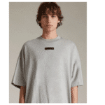 "Essentials T Shirt "Dark Heather Oatmeal - Image 2