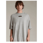 "Essentials T Shirt "Dark Heather Oatmeal - Image 4