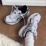 ⁦ASICS Gel-Kayano 14 White Dark Grape – נעלי אסיקס⁩ – תמונה ⁦6⁩