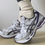 ⁦ASICS Gel-Kayano 14 White Dark Grape – נעלי אסיקס⁩ – תמונה ⁦7⁩