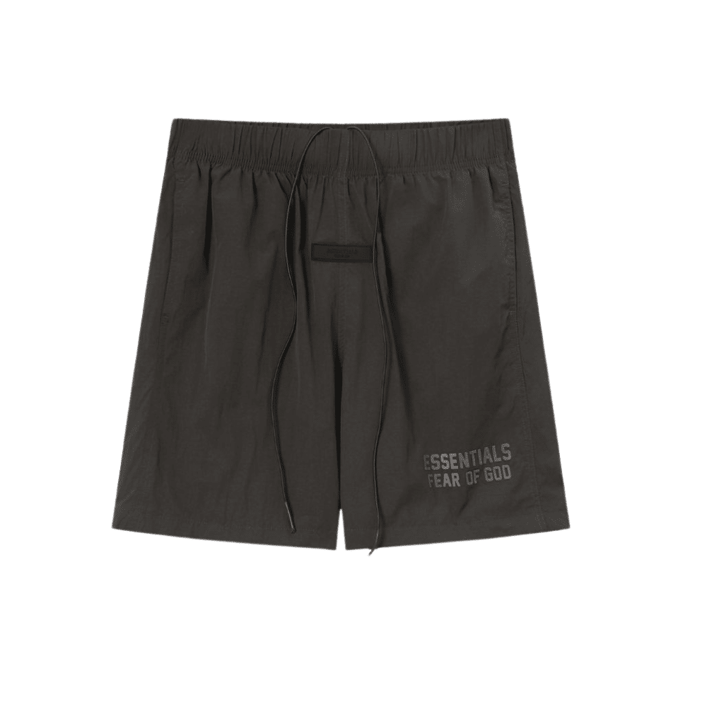 1 Essentials Fear Of God Nylon Shorts Black – תמונה 1