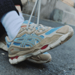 ⁦Asics Kayano 14 Harbor Blue Wood Crepe – נעלי אסיקס⁩ – תמונה ⁦6⁩
