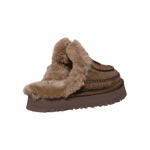 ⁦UGG Disquette Alpine Slipper Dark Brown - נעלי האג⁩ – תמונה ⁦3⁩