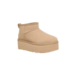 ⁦Ugg Classic Ultra Mini Platform Beige - נעלי האג⁩ – תמונה ⁦2⁩