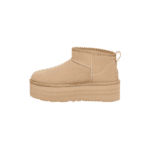 ⁦Ugg Classic Ultra Mini Platform Beige - נעלי האג⁩ – תמונה ⁦3⁩